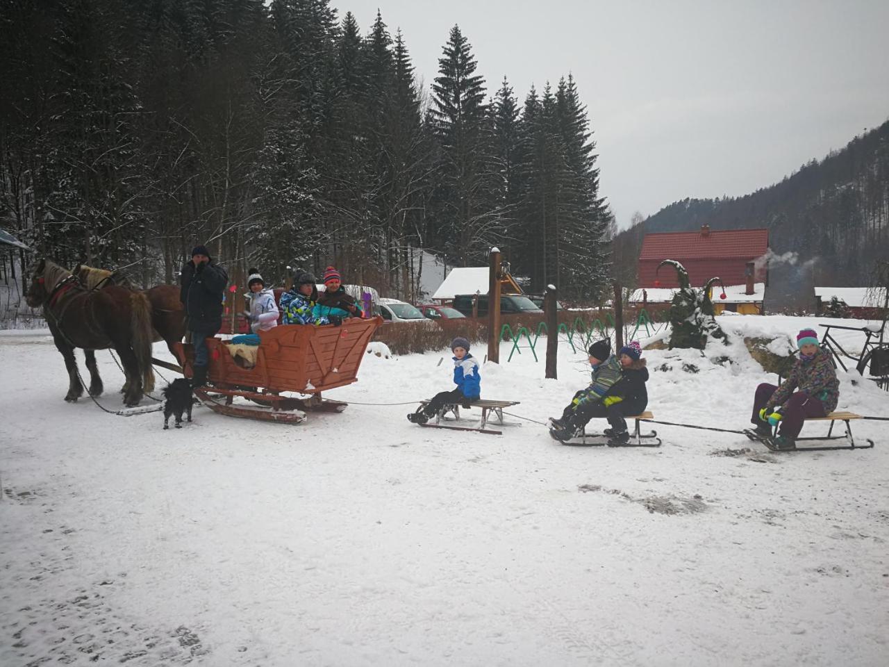 Willa Orle Gniazdo Biala Woda Buitenkant foto
